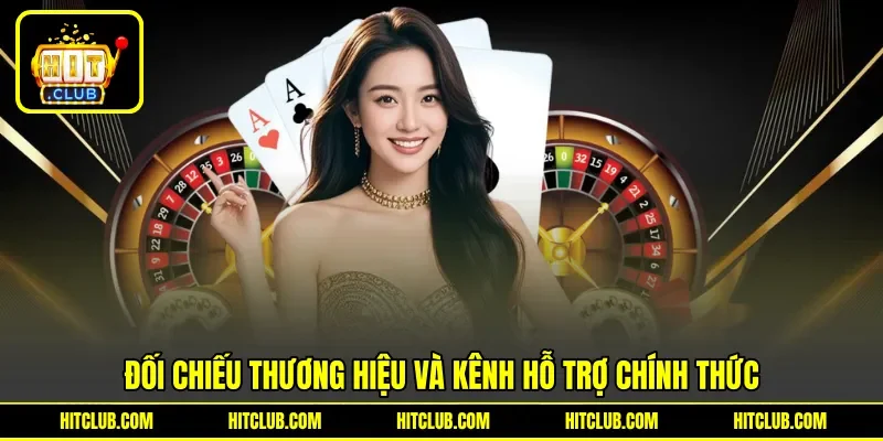 Đối chiếu thương hiệu và kênh hỗ trợ chính thức Đối chiếu thương hiệu và kênh hỗ trợ chính thức