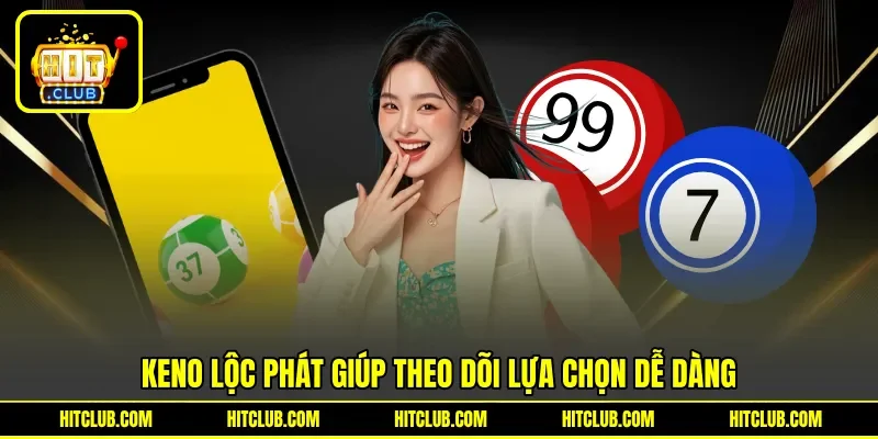 Keno Lộc Phát giúp theo dõi lựa chọn dễ dàng Keno Lộc Phát giúp theo dõi lựa chọn dễ dàng