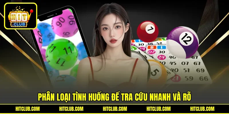 Phân loại tình huống để tra cứu nhanh và rõ Phân loại tình huống để tra cứu nhanh và rõ