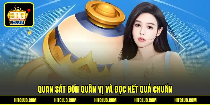 Quan sát bốn quân vị và đọc kết quả chuẩn Quan sát bốn quân vị và đọc kết quả chuẩn